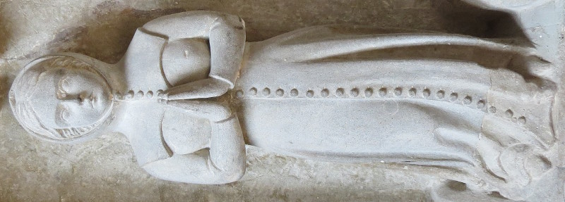 Switzerland La Sarraz - Chapelle St Antoine Francois I de La Sarra 1363 tomb 1390